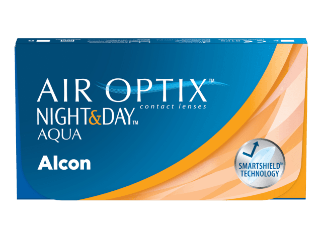 Air Optix® Night & Day® Aqua (3 лещи) месечни контактни лещи