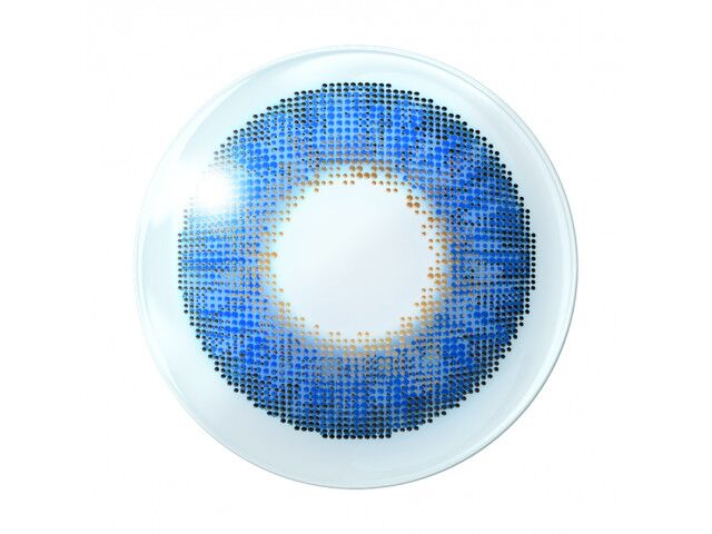 Air Optix® Colors - Сапфир (True sapphire) - 2 лещи Дишащи цветни контактни лещи (2 броя)