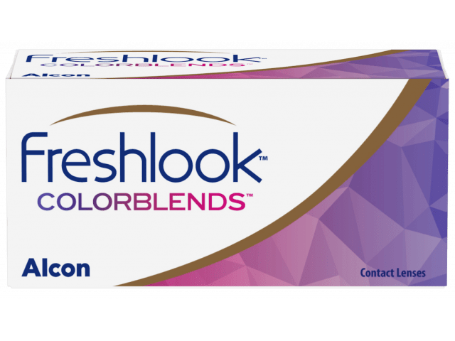 FreshLook® Colorblends® - Брилянтно синьо (Brilliant Blue) - 2 лещи Цветни контактни лещи (2 броя)