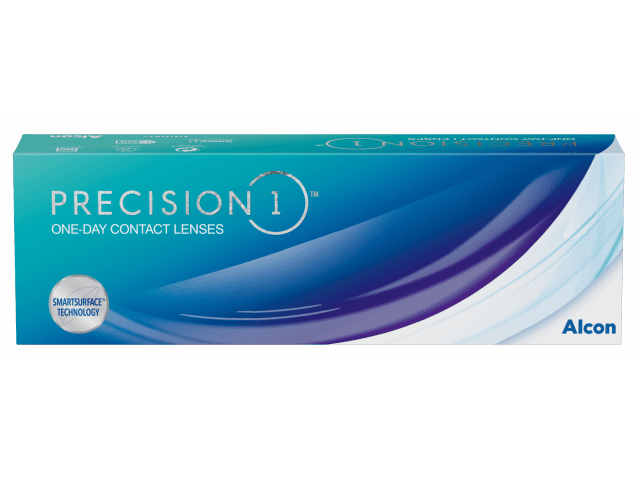 Precision1® (30 лещи + 5 подарък) Еднодневни силикон-хидрогелни лещи (30 броя)