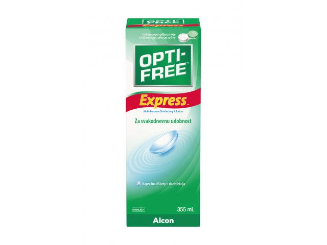 OPTI-FREE® Express® 355 ml разтвор за лещи