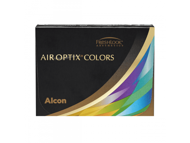 Air Optix® Colors - Брилянтно синьо (Brilliant Blue) - 2 лещи Дишащи цветни контактни лещи (2 броя)