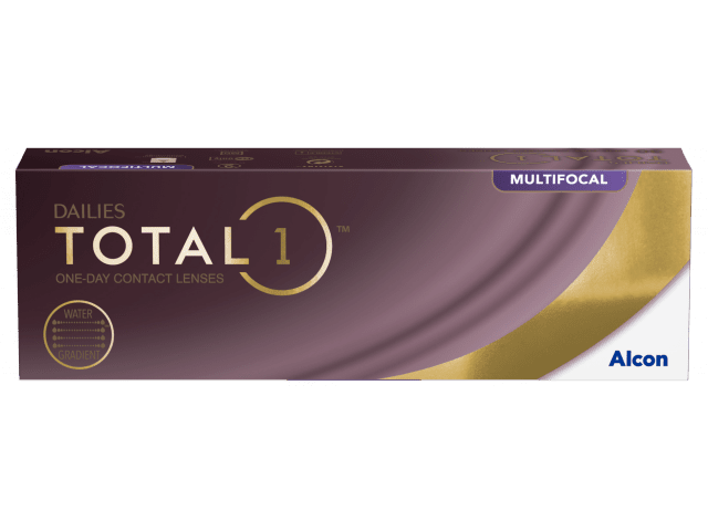 Dailies Total1® Multifocal (30 лещи + 5 лещи подарък) Еднодневни контактни лещи с Воден Градиент (30 + 5 броя)