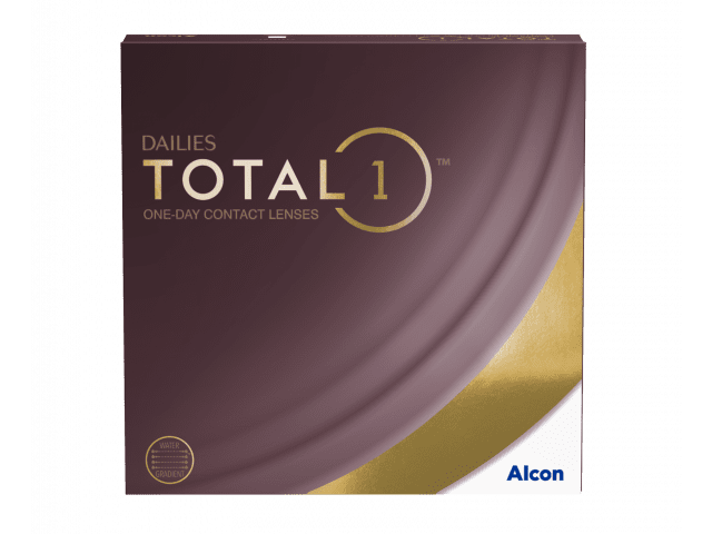 Dailies Total1® (90 лещи + 10 подарък) Еднодневни контактни лещи с Воден Градиент (90 броя)