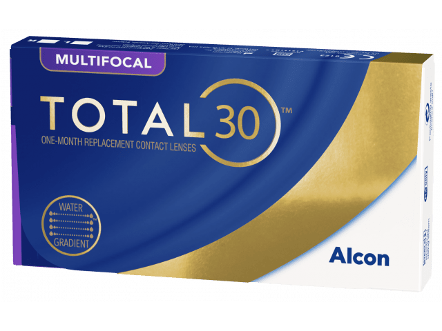 TOTAL30® Multifocal (3 лещи + 1 брой подарък) мултифокални контактни лещи