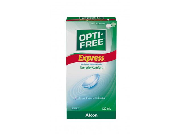 OPTI-FREE® Express® 120 ml разтвор за лещи