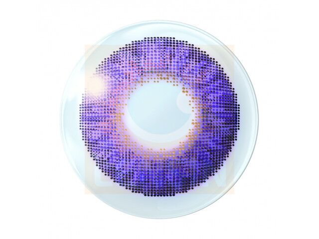 Air Optix® Colors - Аметист (Amethyst) - 2 лещи Дишащи цветни контактни лещи (2 броя)