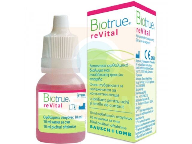 Biotrue® Revital - Овлажняващи капки 10 мл Изкуствени сълзи