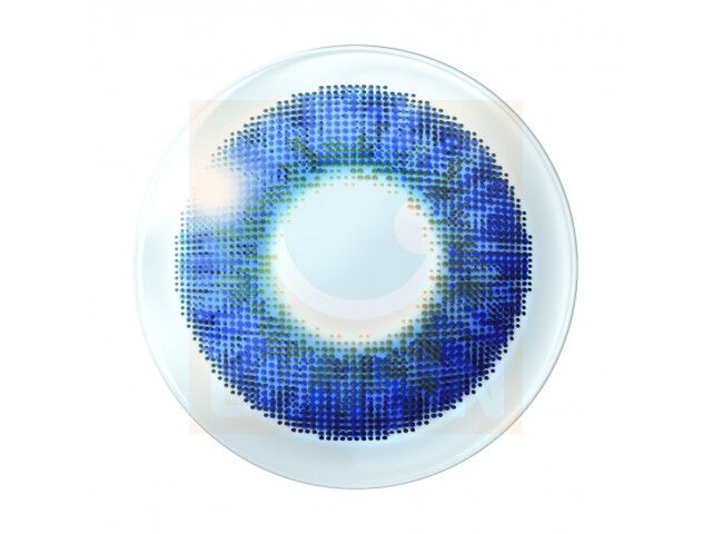 Air Optix® Colors - Синьо (Blue) - 1 леща Дишащи цветни контактни лещи (1 брой)