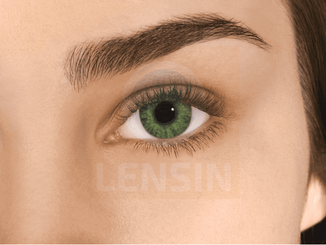 Air Optix® Colors - Изумрудено зеленo (Gemstone Green) - 1 леща Дишащи цветни контактни лещи (1 брой)