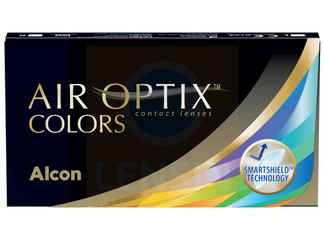 Air Optix® Colors - Изумрудено зеленo (Gemstone Green) - 1 леща Дишащи цветни контактни лещи (1 брой)